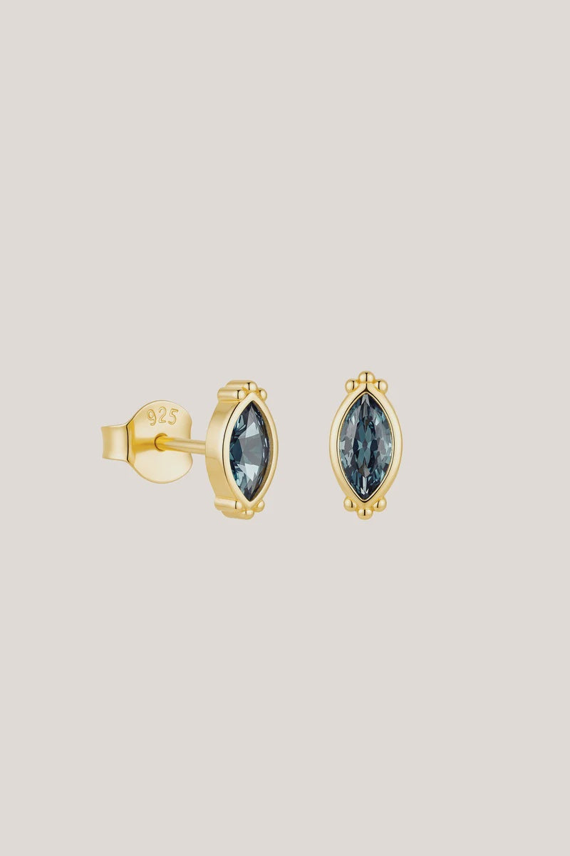 Into The Blue Studs - Gold