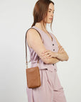 Maggie Crossbody | Tan Bias
