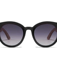 BELLA MIDNIGHT l Black Gradient Lens l Walnut Arms