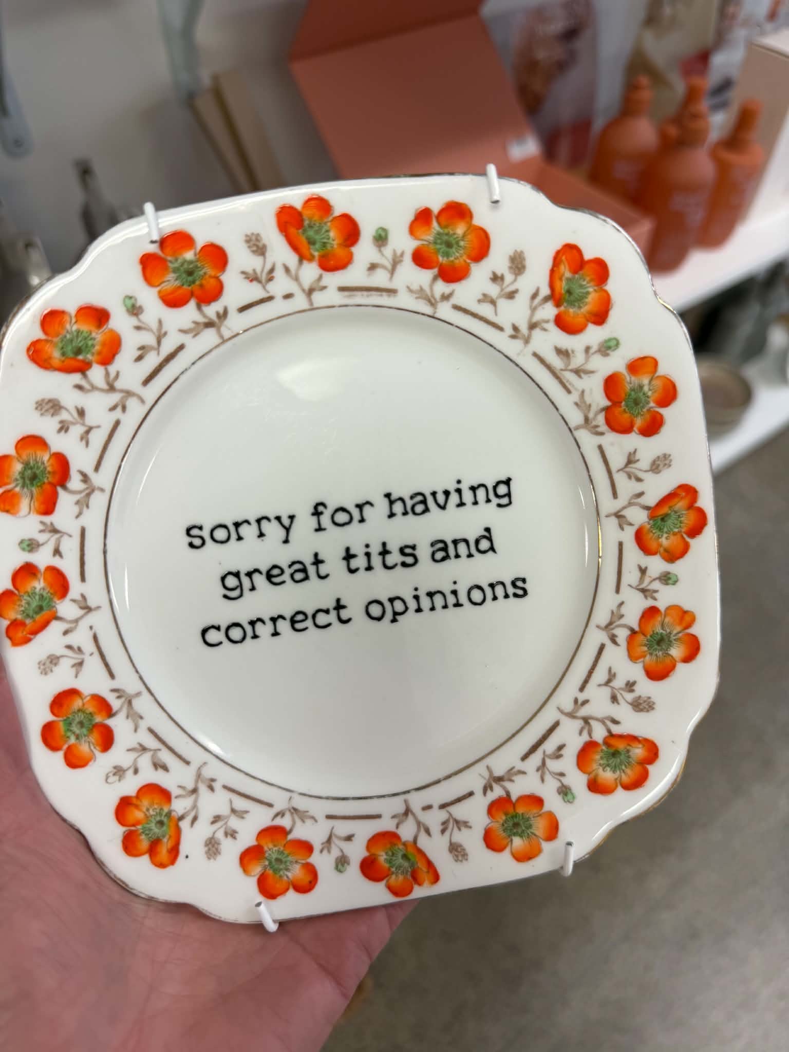Sorry For Having Great Tits &amp; Correct Opinions | Orange Floral