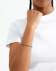 Indie Bracelet - Gold Plated - Grey