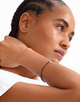 Indie Bracelet - Gold Plated - Grey