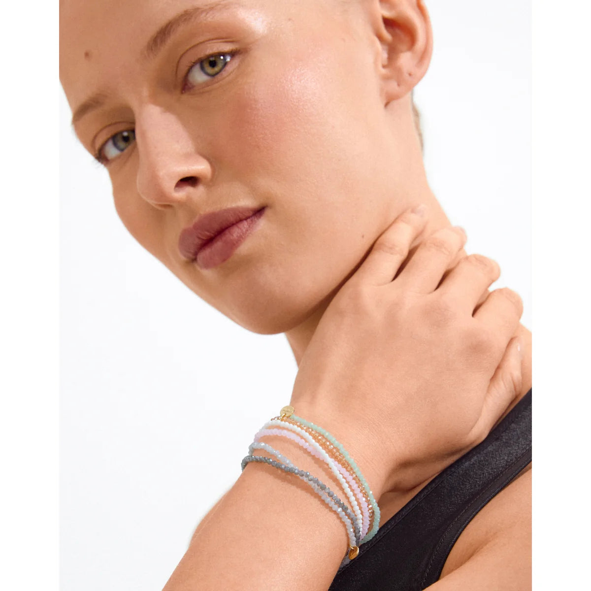 Indie Bracelet - Gold Plated - Blue