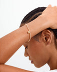 Indie Bracelet - Gold Plated - Peach