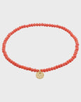 Indie Bracelet - Gold Plated - Bright Peach