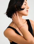 Indie Bracelet - Gold Plated - Bright Peach