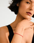 Indie Bracelet - Gold Plated - Bright Peach