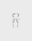 Oryth Earrings 2-In-1 Set, Silver-Plated