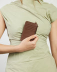 Winona Card Holder | Umber
