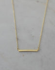 Bar Necklace - Gold