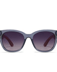 LILA GRACE MIDNIGHT BLUE l Smokey Gradient Lens l Walnut Arms