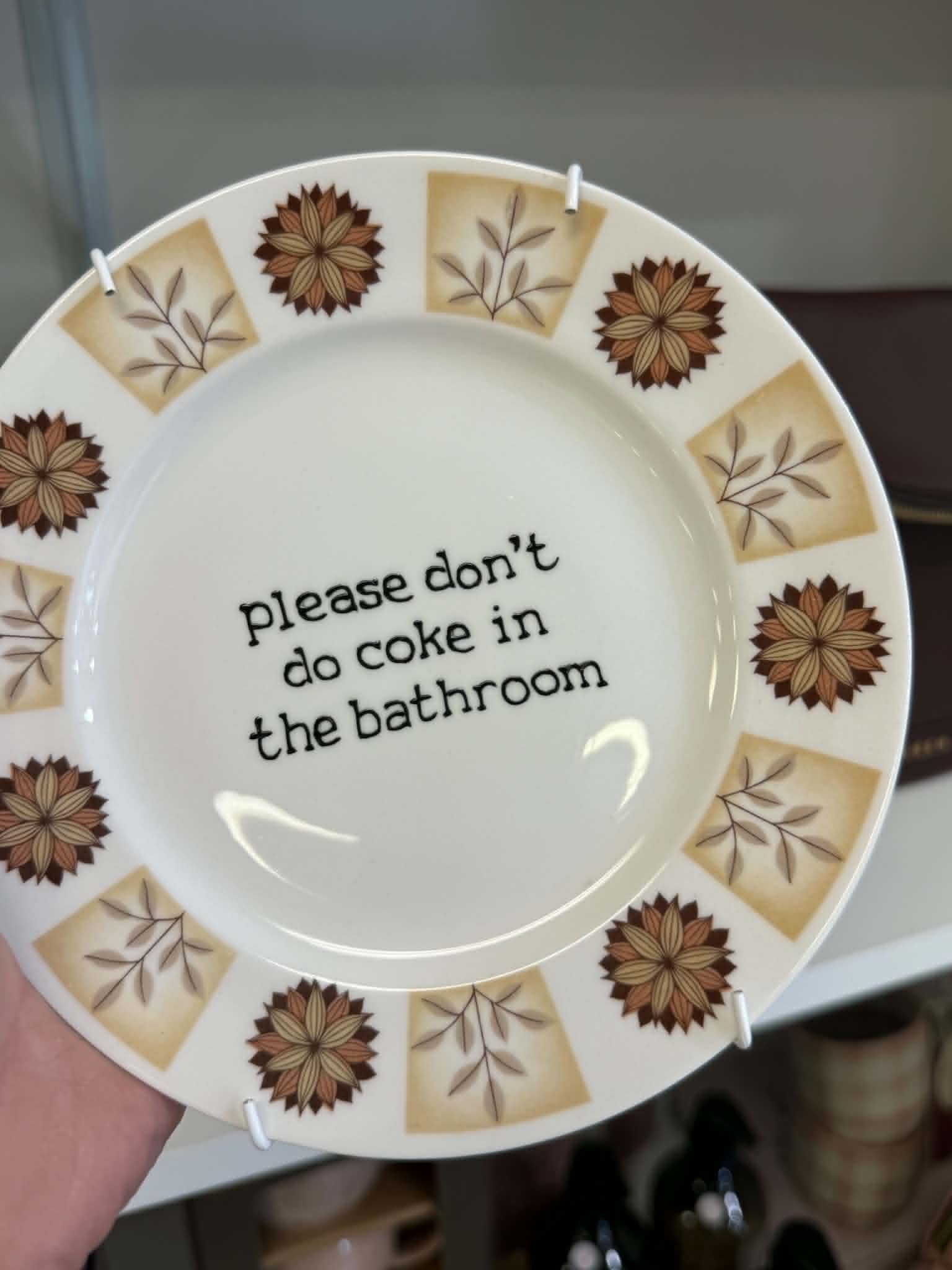 Please Don't Do Coke In The Bathroom | Autumn