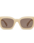 ZAHRA NUDE l Brown Gradient Lens l White Maple Arms