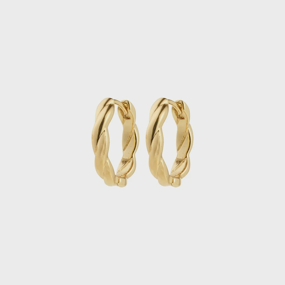 Declan Recycled Earrings - Gold Plated