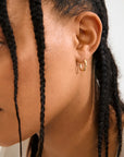 Declan Recycled Earrings - Gold Plated