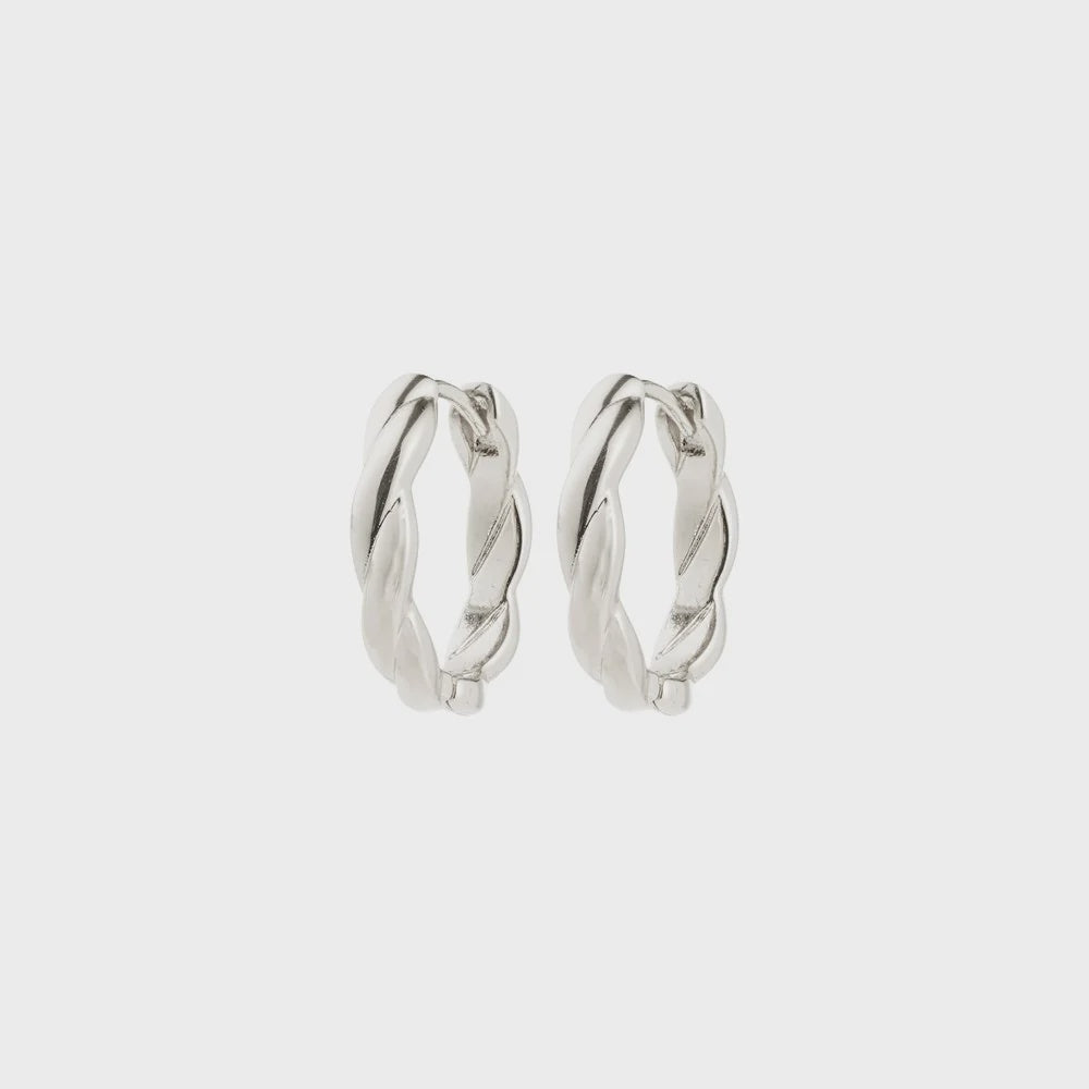 Declan Recycled Earrings - Silver Plated