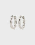 Declan Recycled Earrings - Silver Plated