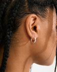 Declan Recycled Earrings - Silver Plated