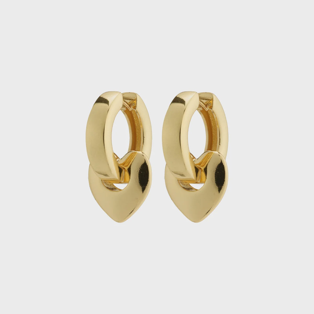 Iokaste Recycled Chunky Hoops - Gold Plated