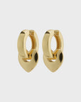 Iokaste Recycled Chunky Hoops - Gold Plated