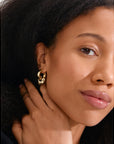 Iokaste Recycled Chunky Hoops - Gold Plated