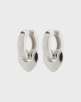 Iokaste Recycled Chunky Hoops - Silver Plated