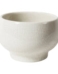Ikebana Vase | White Crackle