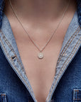 Cloud Nine Symbol Necklace - Silver