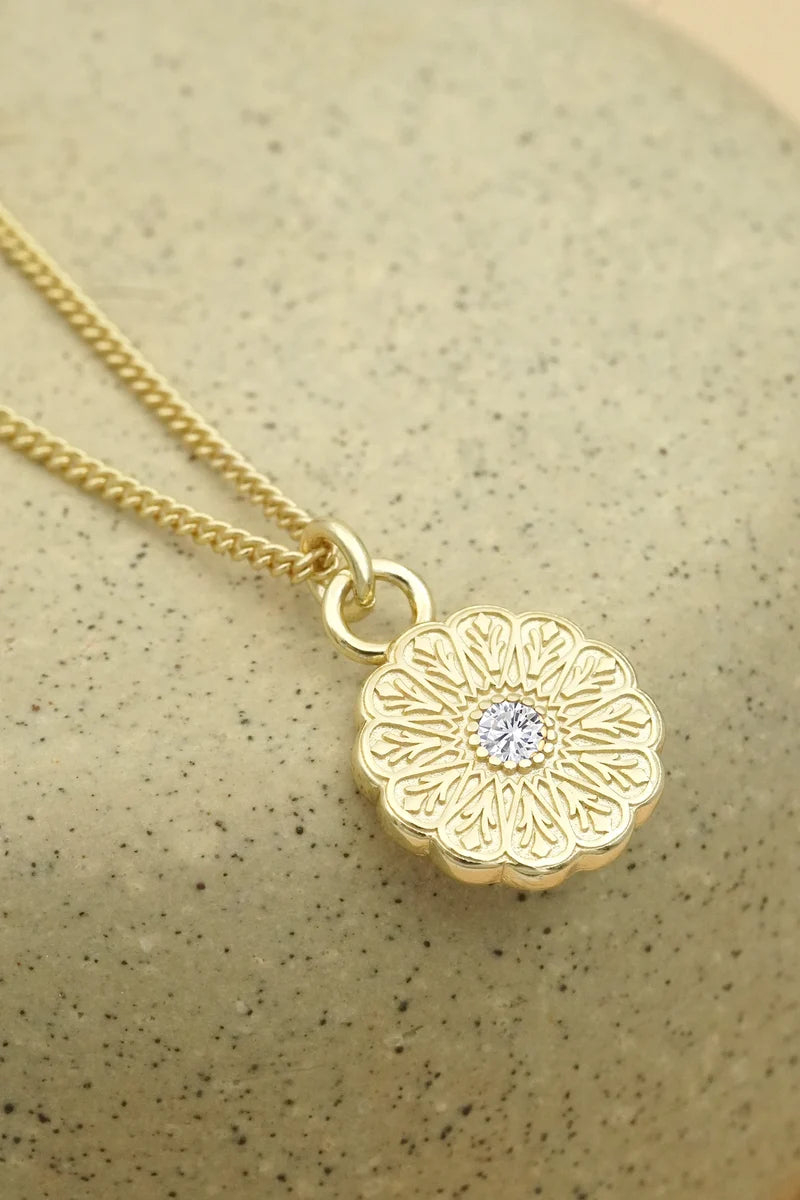Cloud Nine Symbol Necklace - Gold