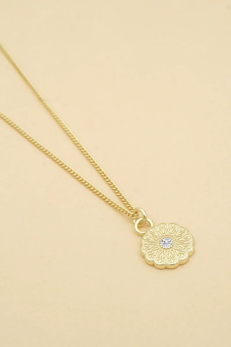 Cloud Nine Symbol Necklace - Gold