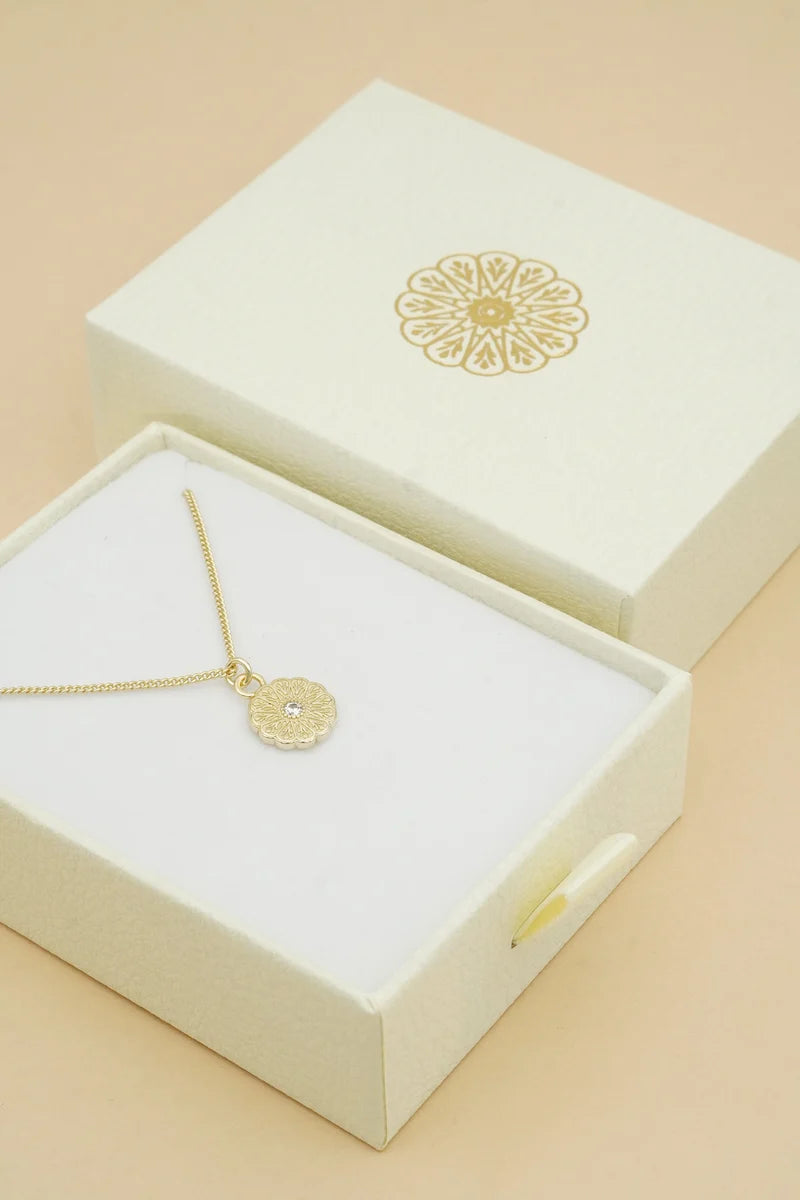 Cloud Nine Symbol Necklace - Gold