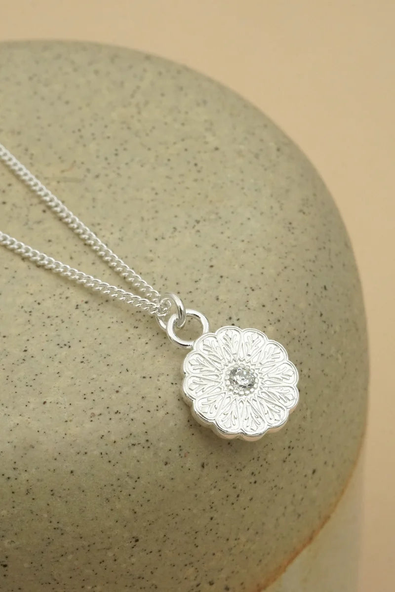 Cloud Nine Symbol Necklace - Silver