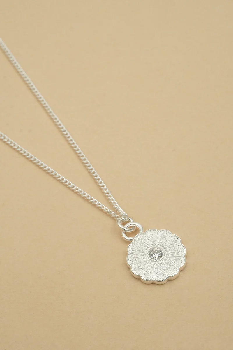 Cloud Nine Symbol Necklace - Silver