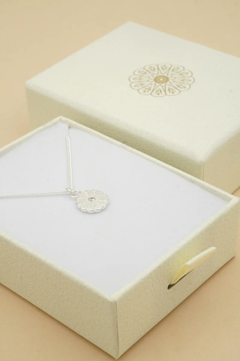 Cloud Nine Symbol Necklace - Silver