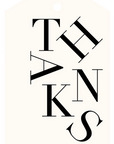 Scattered Thanks | Gift Tag