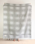 Grey Check | Pure Wool Throw