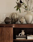 BROSTE Vase Wide - Antique Brown | Medium