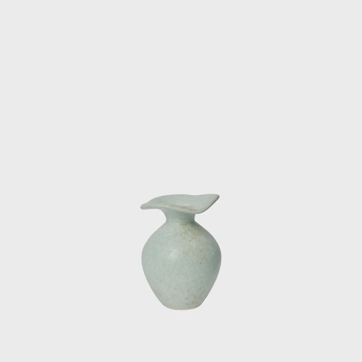 BROSTE Vase Florentina - Glossy Sage Green