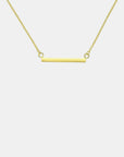 Bar Necklace - Gold