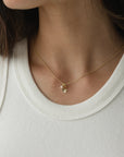 Daisy Day w. Pearl Necklace | Silver