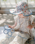 Rattle Teether Daisy - Faded Denim