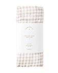 Baby Swaddle | Cocoa Gingham