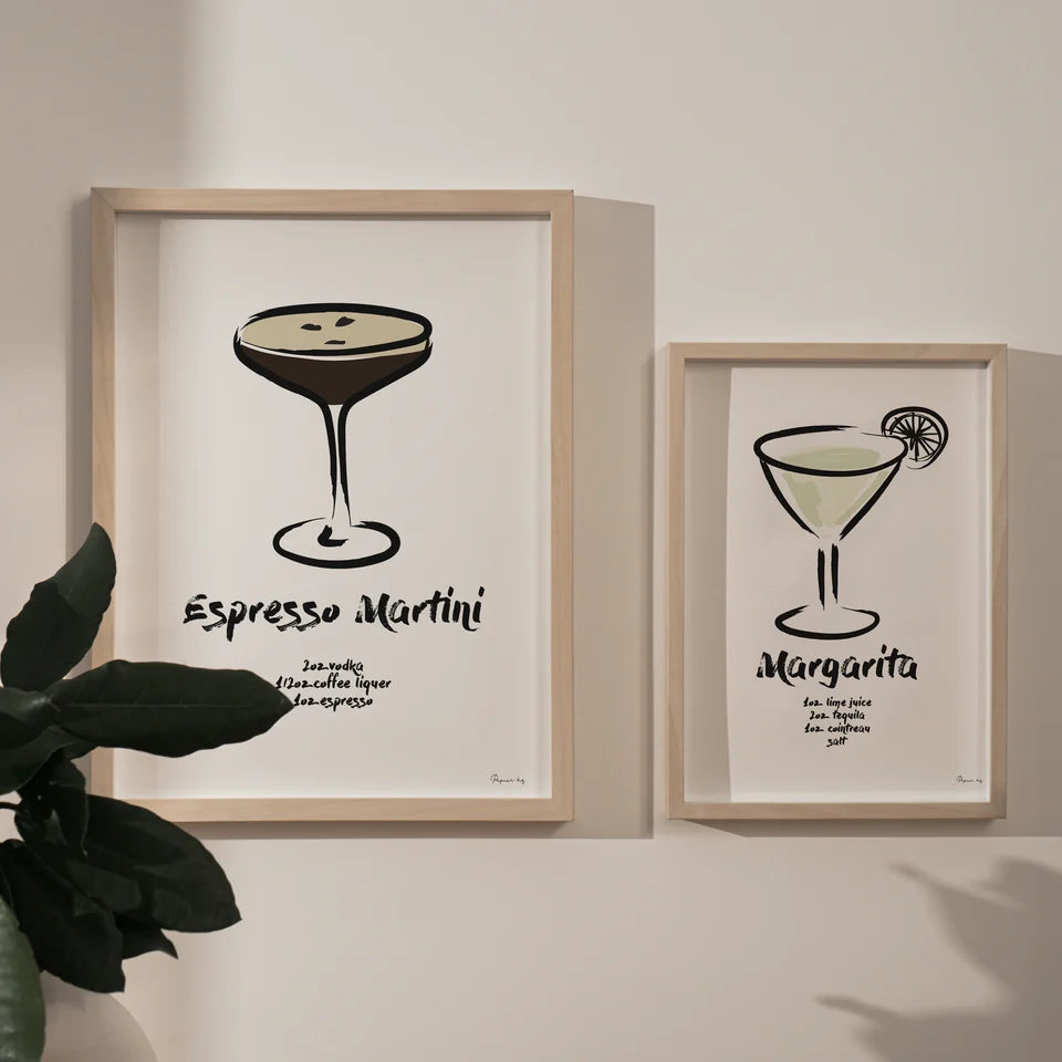 Espresso Martine Print | A3