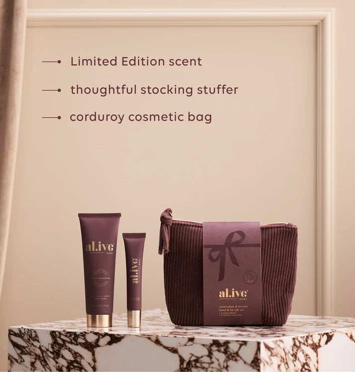 Hand &amp; Lip Giftset - Sweet Plum &amp; Berries