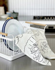 Father Rabbit | Tea Towel | Lunch