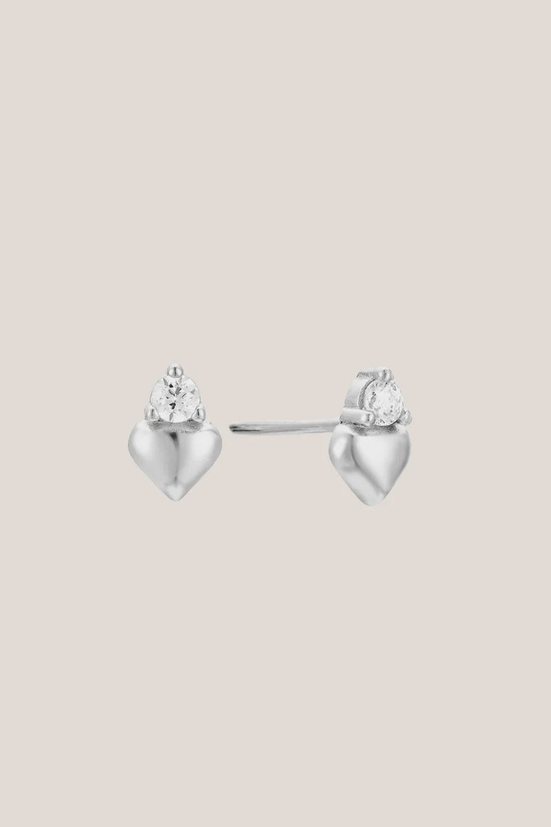 You Are Loved Studs - Silver