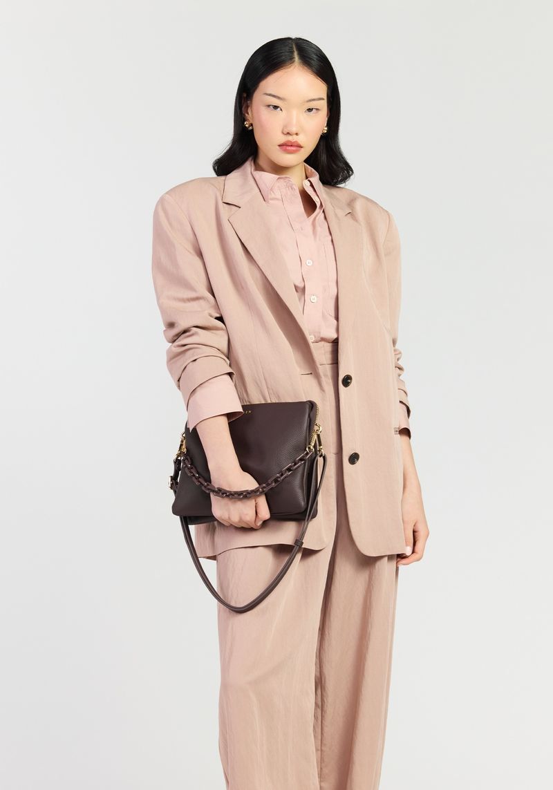Matilda Crossbody | Cocao + Tonal Chain