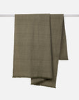 Oslo Lambswool Throw | Kale / Cashew