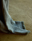 Oslo Lambswool Throw | Kale / Cashew