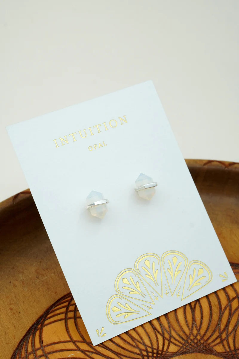 Intuition Intention Studs - Silver